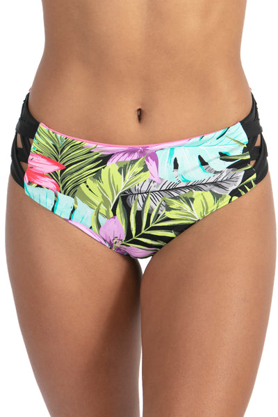 Bali Escape Reversible Cross Side Bikini Bottom - Wavelife