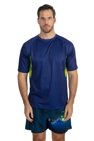 TrueTimber Deep Sea Micro-Mesh Short-Sleeve T-Shirt for Men